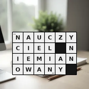 Rozwiązanie krzyżówki: nauczyciel mianowany - nauczyciel niemianowany | hasła, synonimy i podpowiedzi Hasło krzyżówkowe nauczyciel mianowany - nauczyciel niemianowany – rozwiązanie, synonimy, podpowiedzi i definicje krzyżówkowe